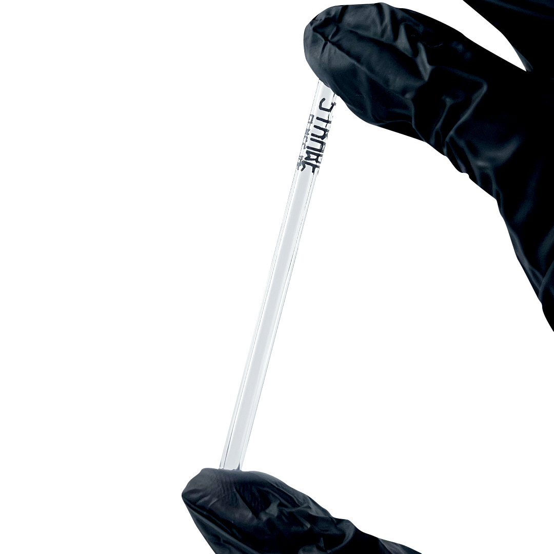 Piteira de Vidro Simples Bocal Liso 7cm