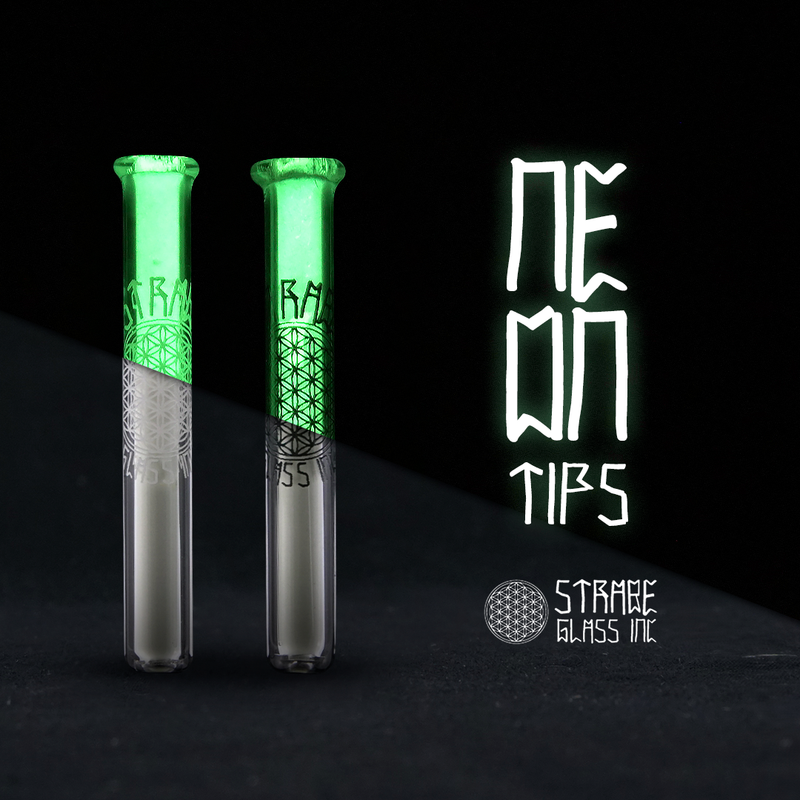 Piteira de Vidro Neon Tips Strabe